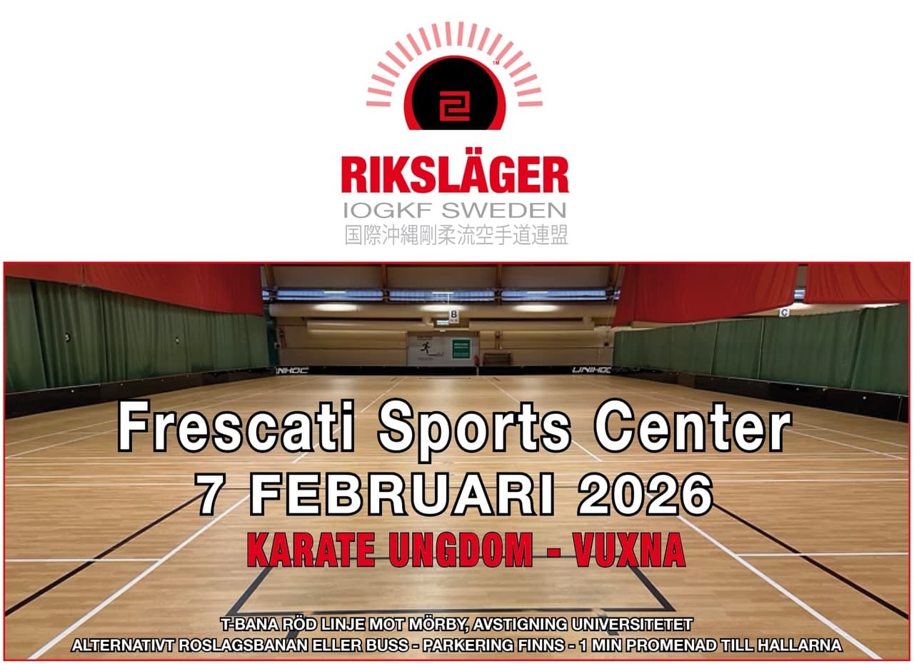 Riksläger IOGKF Sweden i Frescatihallen